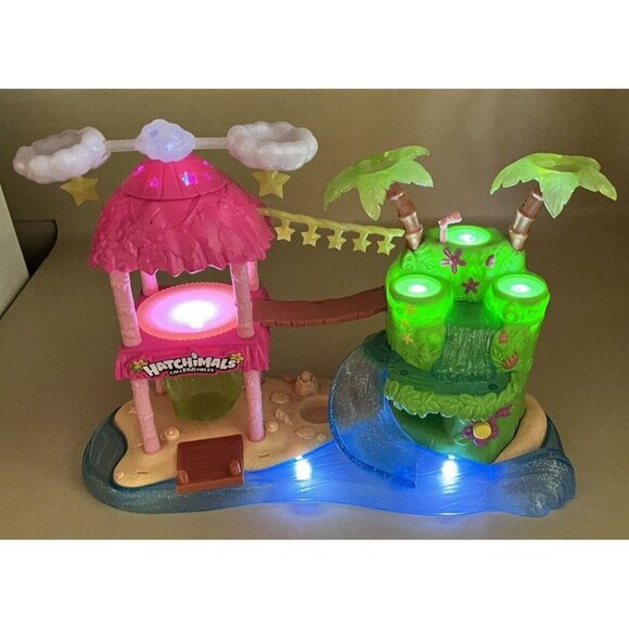 Hatchimals Colleggtible Tropical Island Party Lights, Music Playset Nursery - Picture 5 of 16
